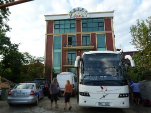 „Luxusný“ hotel Gora v Kutaisi.