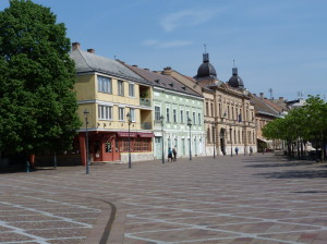 Esztergom: Széchényiho námestie z druhej strany.