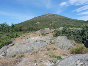  Priesmyk južne San Pablo de los Montes 1066 m.n.m., s vrcholom Cerillón 1378 m.n.m., 05.06.2015, 10:52 hod