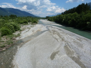 Potok Gail u dediny Dellach, 05.07.2019, 14:54 hod.