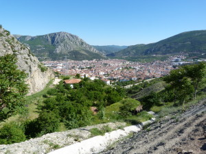 Mesto Tokat uzavreté medzi horami.