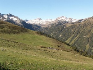 Vrcholy na juh od prechodu Port de la Bonaigua, 2072 m.n.m.